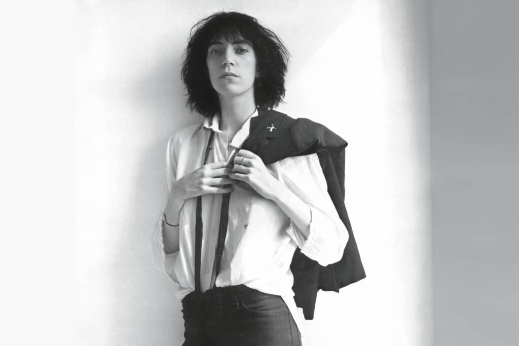 Patti Smith en la portada de Horses